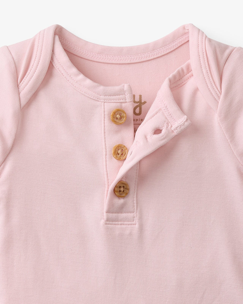 Prima Pink Henley Bodysuit