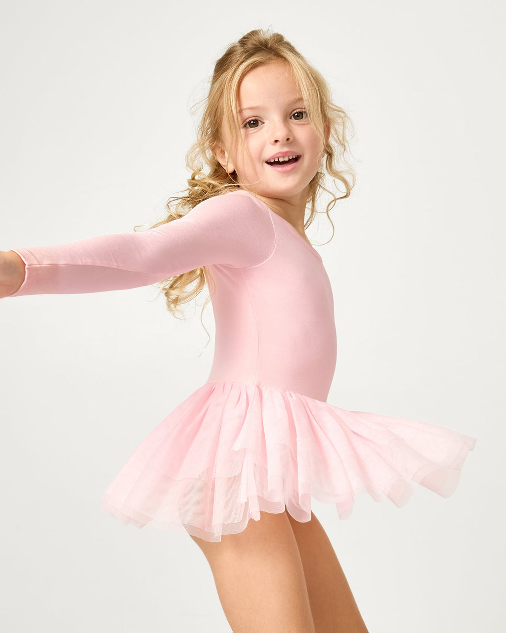 Prima Pink Ballet Leotard Dress